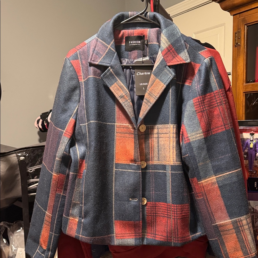 Chartou Plaid Blazer